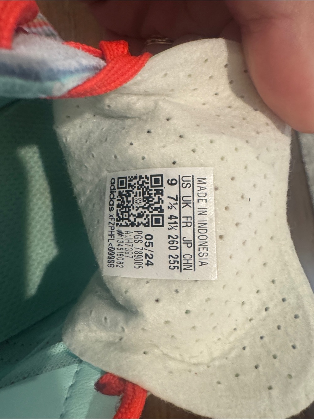 adidas Women’s SL72 OG 'Semi Flash Aqua Red' - Picture 5 of 5